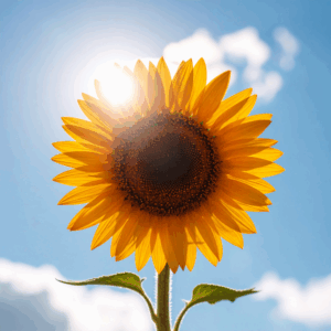 sunflower.petal.flower（ひまわりの写真風イラスト）