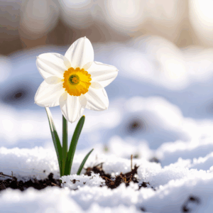 narcissus.petal.flower（水仙の写真風イラスト）