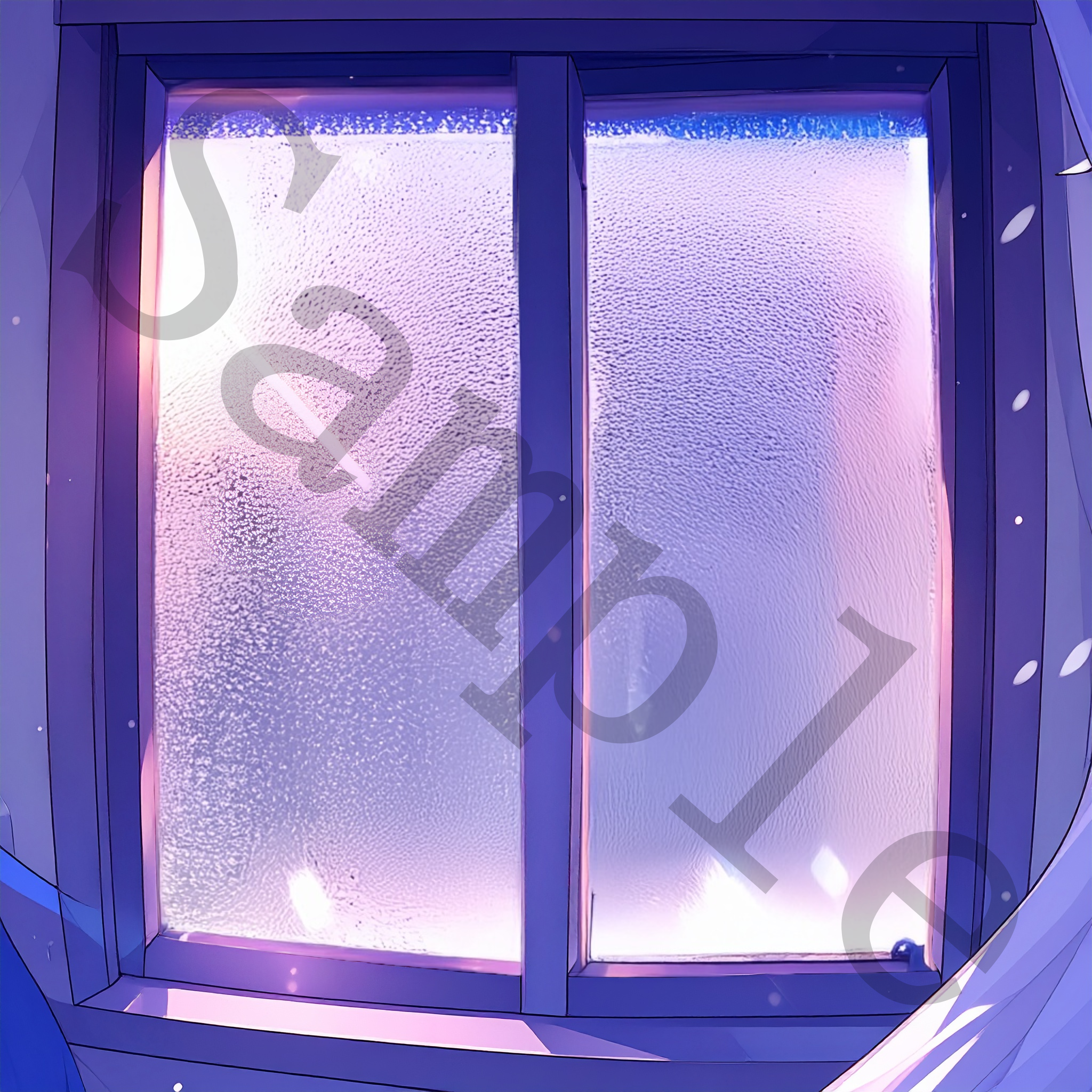 narcissus motif (結露した窓)